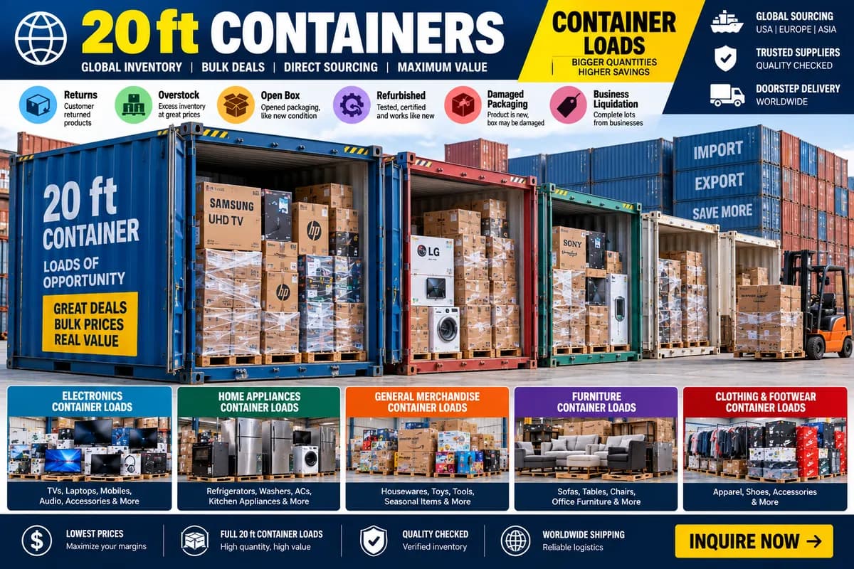 20 ft containers