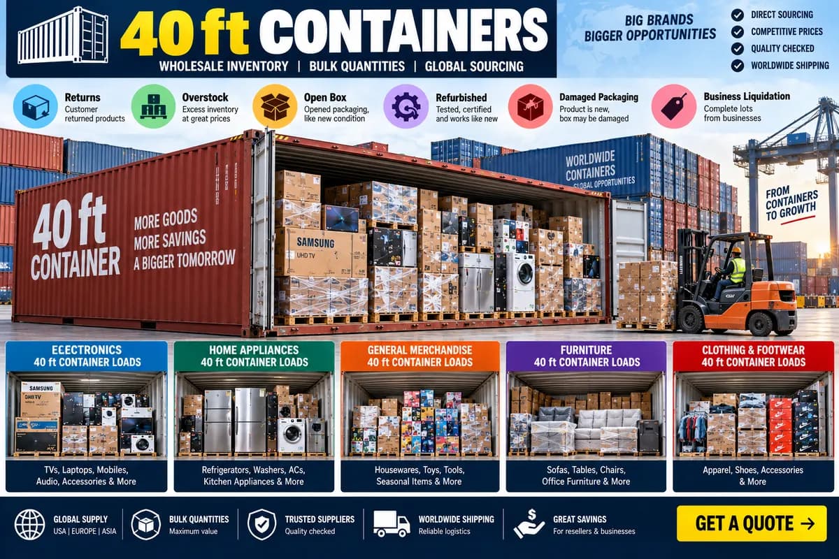 40 ft containers