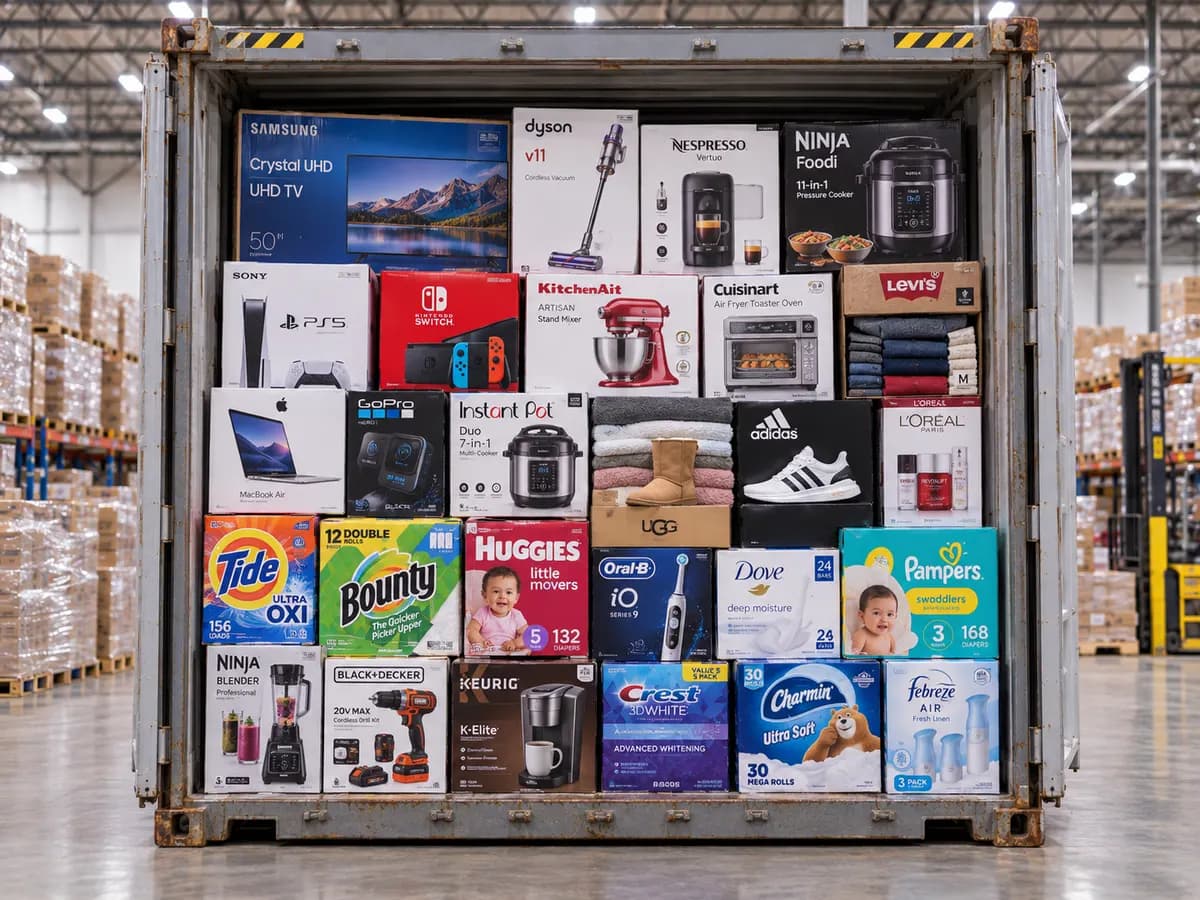 Containers liquidation stock